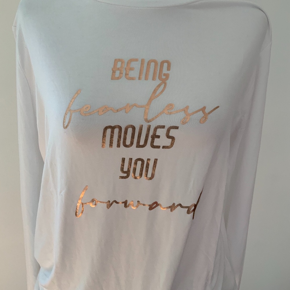 White shirt long sleeves size M